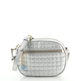 Celine C Charm Camera Bag Quilted Leather Small
