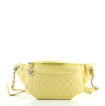 Chanel Bi Classic Waist Bag Quilted Lambskin