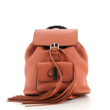 Gucci Bamboo Tassel Backpack Leather Mini