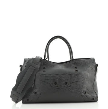 Balenciaga Blackout City Bag Leather Small