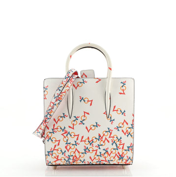 Christian Louboutin Paloma Tote Printed Leather Small