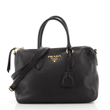 Prada Convertible Boston Bag Vitello Daino Small