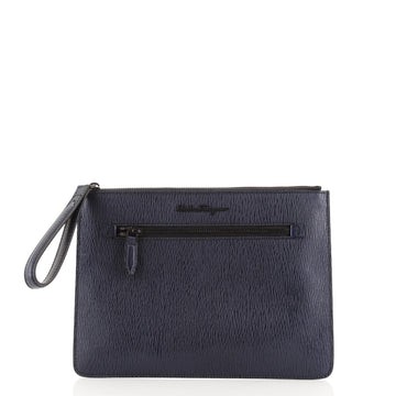 Salvatore Ferragamo Revival Travel Document Holder Leather Medium