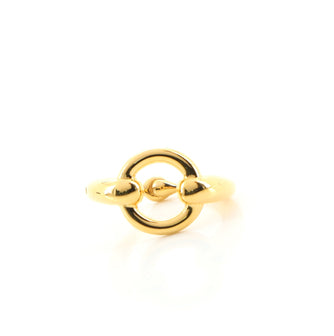 Hermes Open Circle Scarf Ring Metal