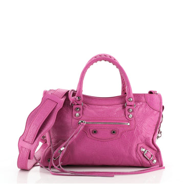 Balenciaga City Classic Studs Bag Leather Small