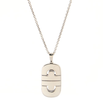 Bvlgari Parentesi Pendant Necklace 18K White Gold
