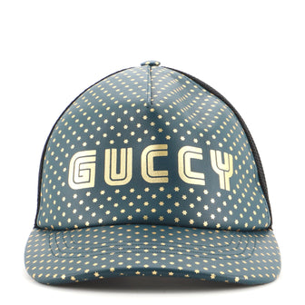 Gucci Baseball Cap Printed Leather