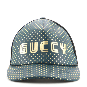 Gucci Baseball Cap Printed Leather