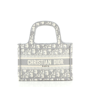 Christian Dior Book Tote Oblique Canvas Mini