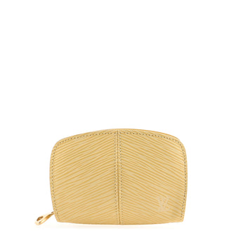 Louis Vuitton Demi Lune Coin Purse Epi Leather