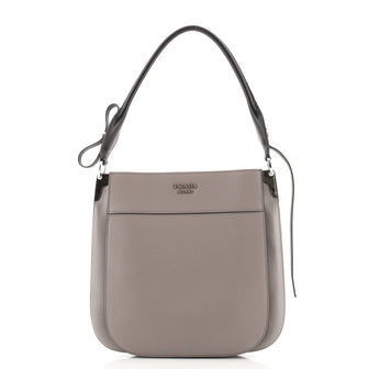 Prada Margit Hobo Leather Medium