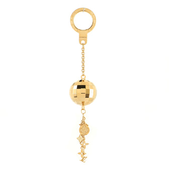 Louis Vuitton Mirror Ball Disco Bag Charm and Key Holder Metal