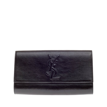 Saint Laurent Belle de Jour Leather Clutch