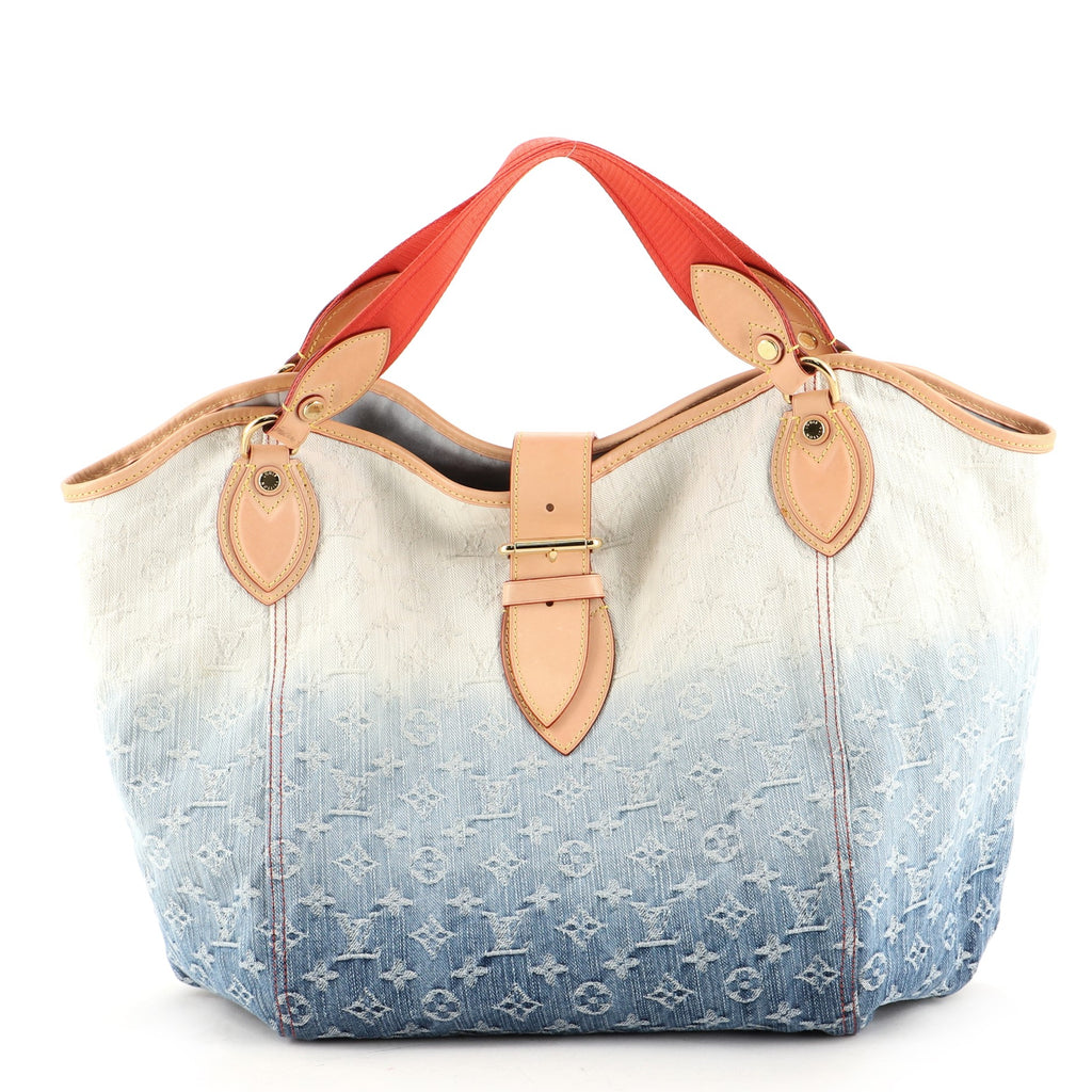 Louis Vuitton Denim Sunbeam Bag - Blue Totes, Handbags - LOU60791