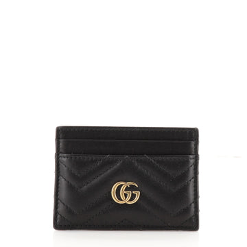 Gucci GG Marmont Card Holder Matelasse Leather