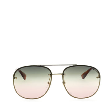 Gucci Web Aviator Sunglasses Acetate and Metal