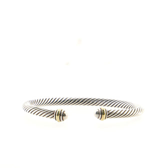 David Yurman Cable Classic Bracelet Sterling Silver and 18K Yellow Gold