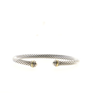David Yurman Cable Classic Bracelet Sterling Silver and 18K Yellow Gold
