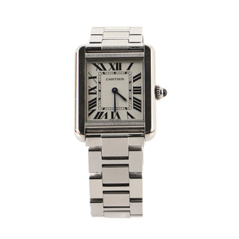 Cartier Tank Solo Quartz Watch Stainless Steel 24