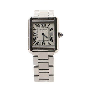 Cartier Tank Solo Quartz Watch Stainless Steel 24