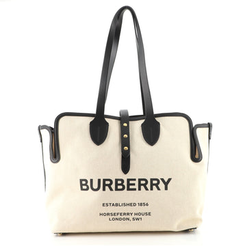 Burberry Soft Belt Bag Canvas with Leather Medium