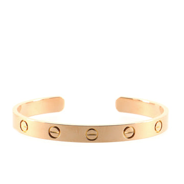 Cartier Love Cuff Bracelet 18K Rose Gold