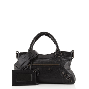 Balenciaga First Classic Studs Bag Leather