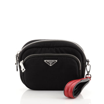 Prada Cargo Zip Pouch Nylon Small
