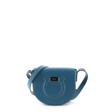 Salvatore Ferragamo Gancio City Crossbody Bag Leather Small