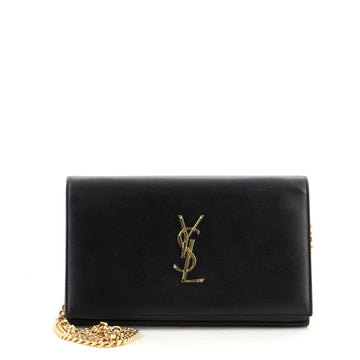 Saint Laurent Classic Monogram Wallet on Chain Leather