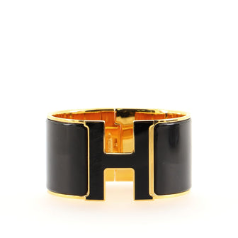 Hermes Clic H Bracelet Enamel Extra Wide