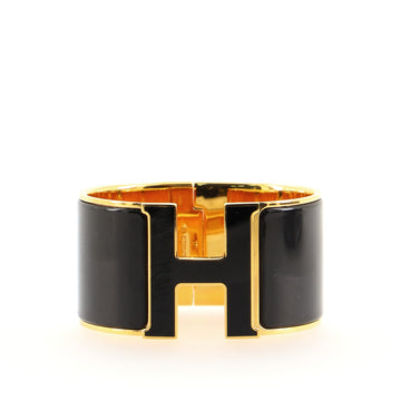Hermes Clic H Bracelet Enamel Extra Wide