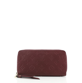 Louis Vuitton Zippy Wallet Monogram Empreinte Leather