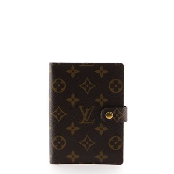 Louis Vuitton Ring Agenda Cover Monogram Canvas PM