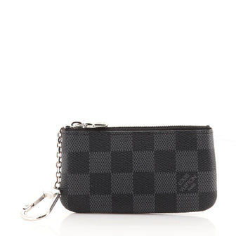 Louis Vuitton Key Pouch Damier Graphite