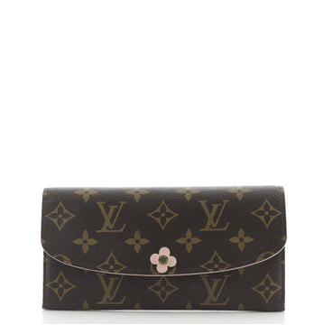 Louis Vuitton Emilie Wallet Limited Edition Blooming Flowers Monogram Canvas