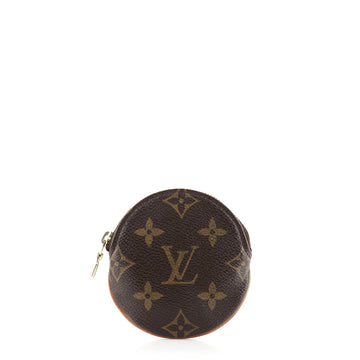 Louis Vuitton Round Coin Purse Monogram Canvas