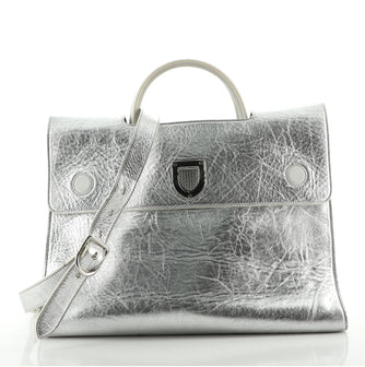 Christian Dior Diorever Handbag Leather Large