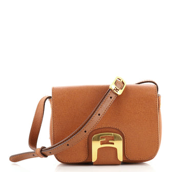Fendi Chameleon Messenger Bag Leather Mini