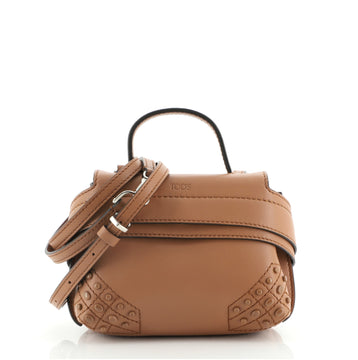 Tod's Studded Wave Charm Bag Leather