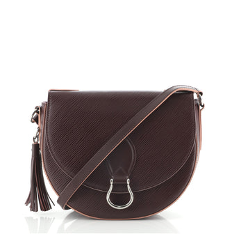 Louis Vuitton Saint Cloud NM Bag Epi Leather Purple 763341
