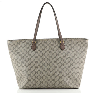 Gucci Ophidia Zip Tote GG Coated Canvas Medium