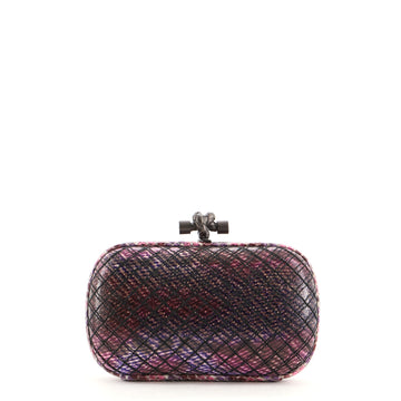 Bottega Veneta Box Knot Clutch Stitched Snakeskin Small