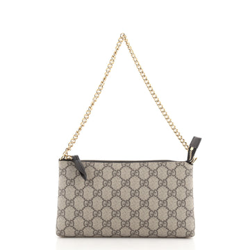 Gucci Chain Wristlet Wallet GG Coated Canvas