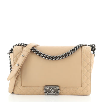 Chanel Reverso Boy Flap Bag Calfskin Old Medium