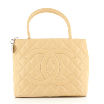 Chanel Medallion Tote Quilted Caviar