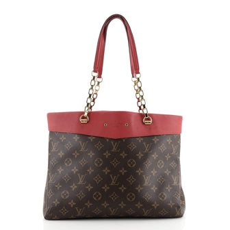 Louis Vuitton Pallas Shopper Monogram Canvas and Calfskin