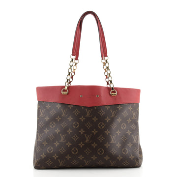 Louis Vuitton Pallas Shopper Monogram Canvas and Calfskin