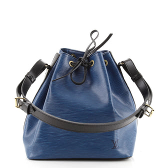 Louis Vuitton Bicolor Petit Noe Handbag Epi Leather
