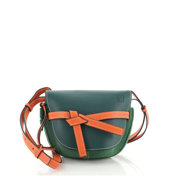 Loewe Gate Shoulder Bag Leather and Felt Small